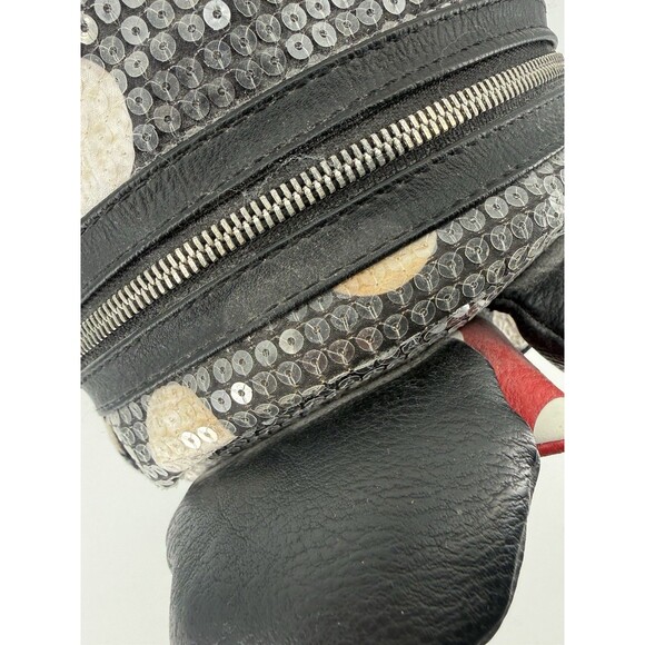 Loungefly Disney Parks Minnie Mouse Sequined Polka Dots Mini Backpack Used main image 14